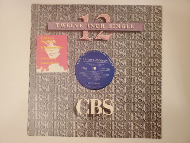 La Toya Jackson Imagination / Private Joy vinyl record